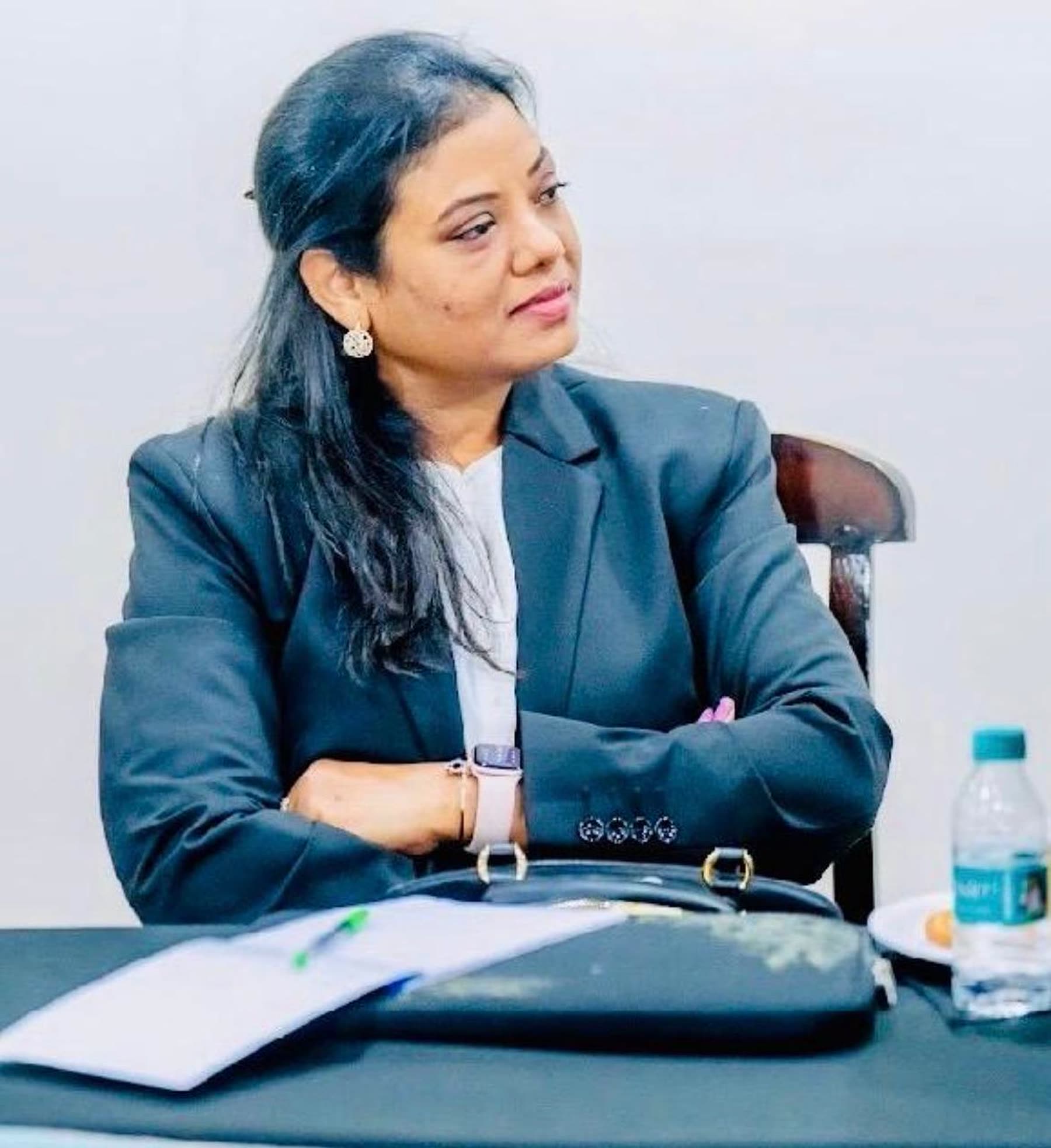 Dr. Sireesha Anipe at a meeting